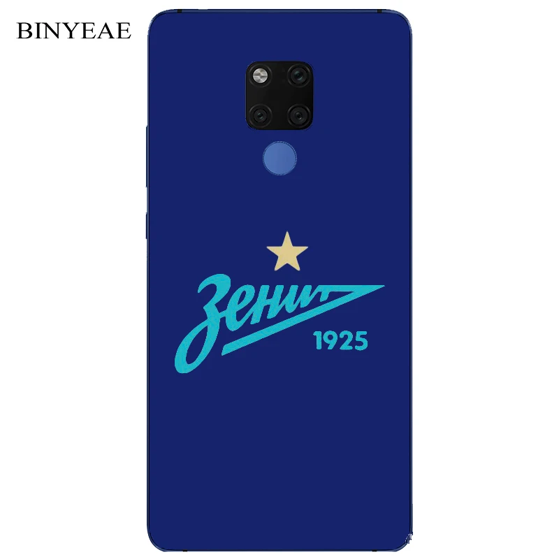 

FC Zenit football silicone Painting Case For Huawei Mate 10 20 X Lite Pro Nova 2i 3 3i 4 P Smart Z Plus 2019 Phone Printed Cover