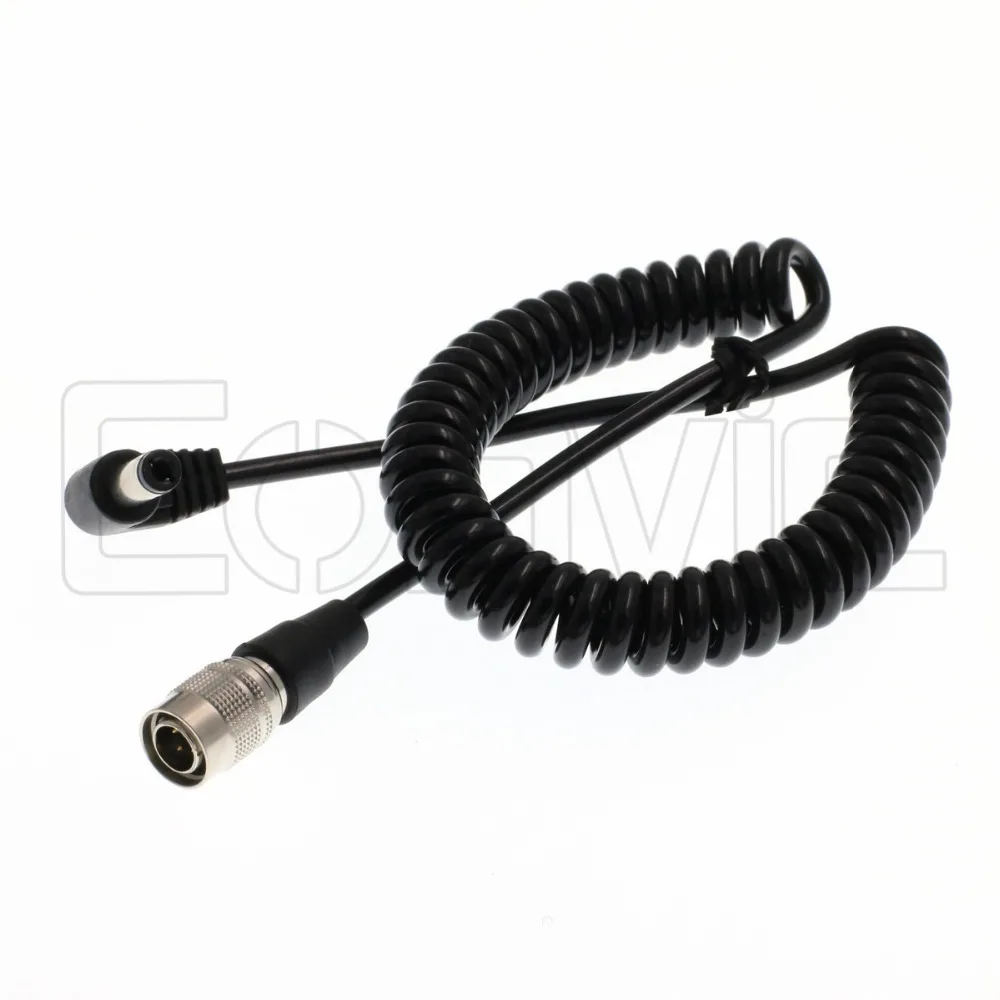 

Eonvic DC Hirose 4pin Male Plug Power Coiled Cable For Sound Devices Zaxcomn ZOOM F8