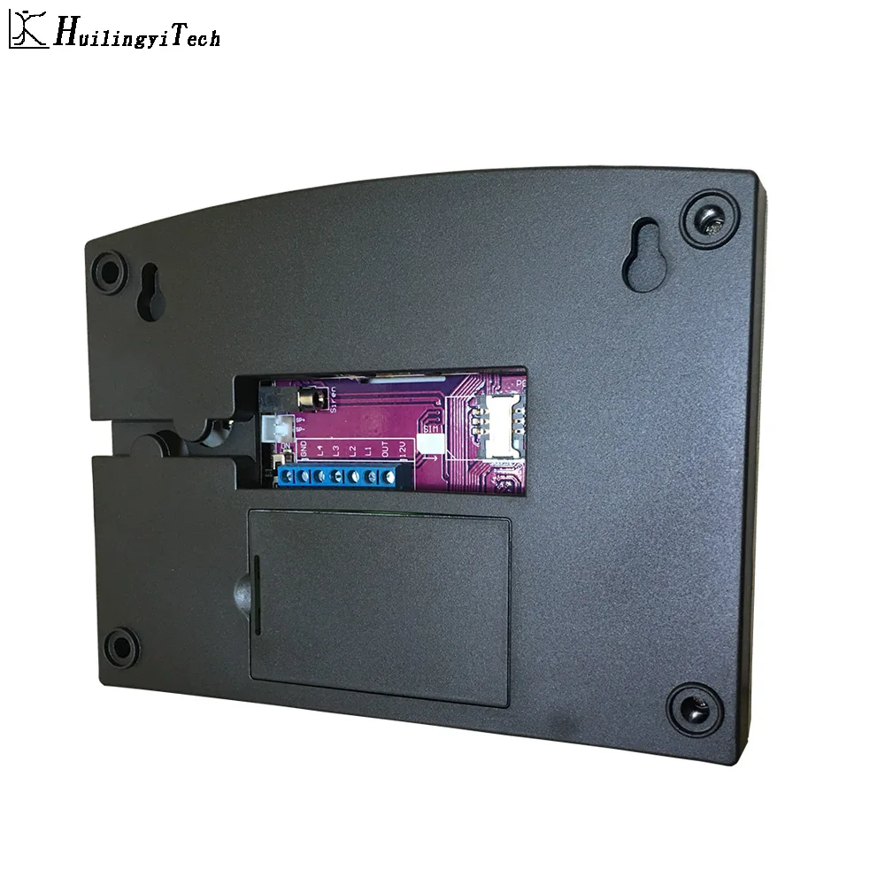 Free shipping HuilingyiTech Wireless Home Security GSM Alarm System two way Intercom SMS notice for power off