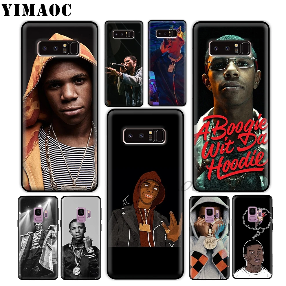 YIMAOC A Boogie wit da Hoodie Soft Silicone Case for Samsung Galaxy A9 A8 A6 Plus 2018 A5 A3 2017 2016 Note 9 8 |