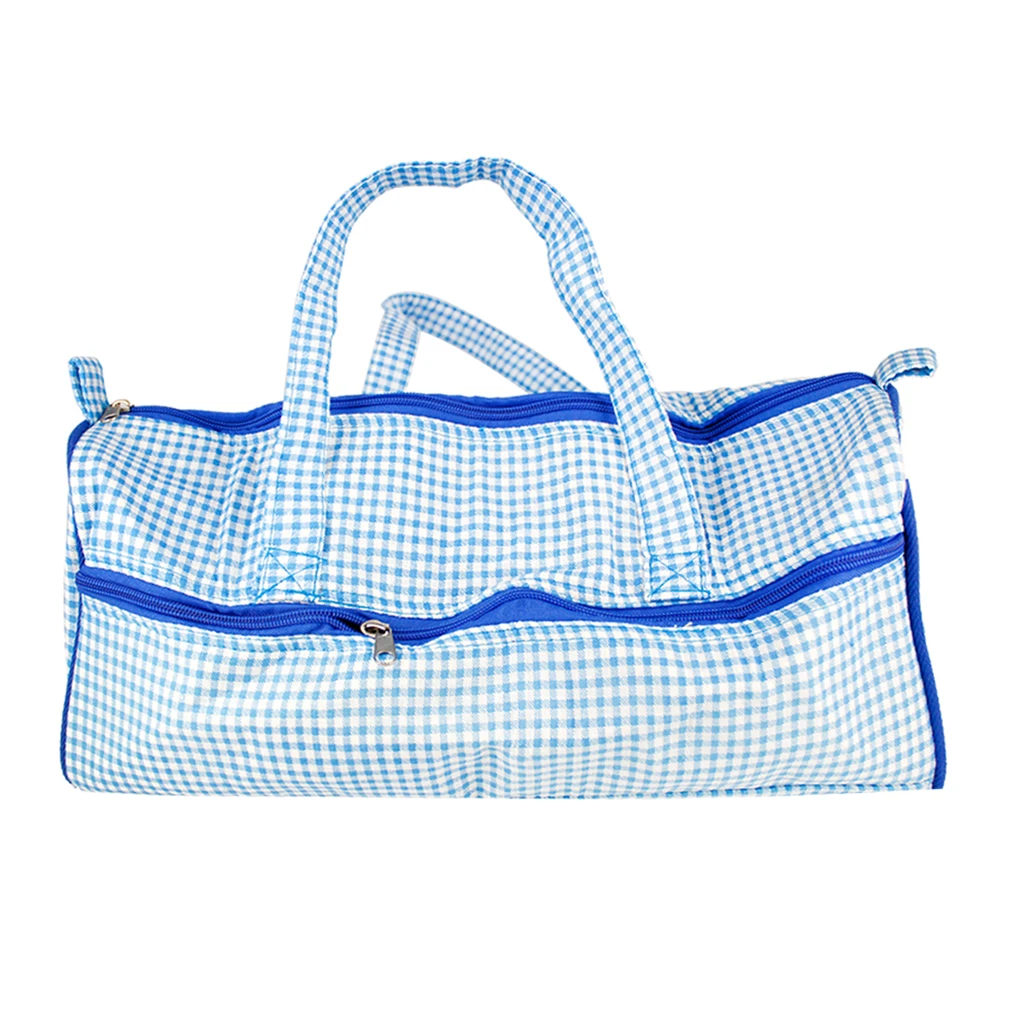 Large Knitting Needles Yarns Crochet Hooks Knitting Wool Organizer Bag Multifunctional Cotton Canvas Storage Bag
