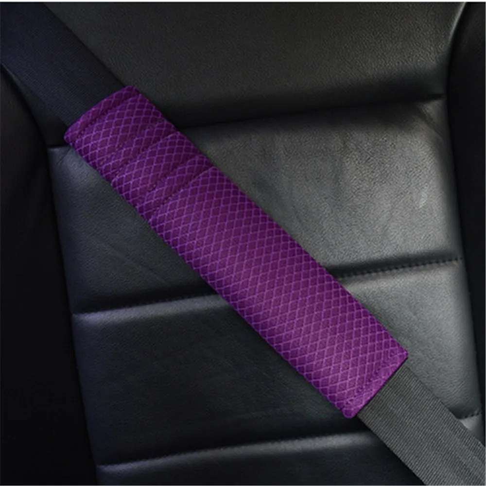 2Pcs Breathable Car Seat Belt Shoulder Pads Auto Seat Belt Cover Car