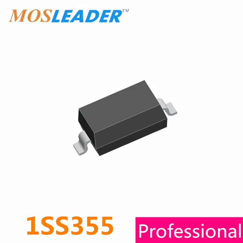 Mosleader 1SS355 1SS355TE 17 SOD323 0805 3000 ชิ้น 100A 80 โวลต์ 1SS ...