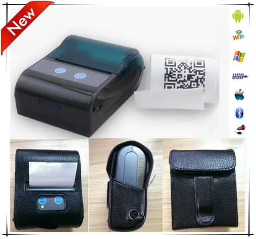 ZKC 5804 58 мм Bluetooth 2 0 Android портативный термопринтер RS232|rs232 thermal printer|thermal printerthermal printer