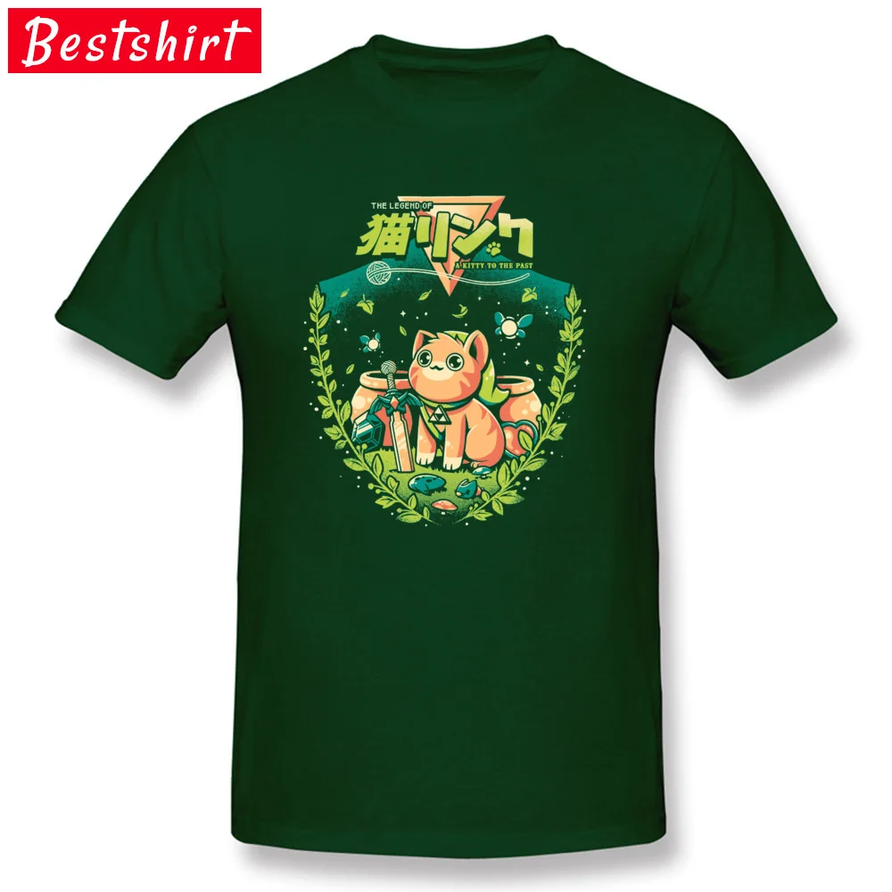 Necromancer--Cat- Prevalent Casual T Shirt Crewneck ostern Day 100% Cotton Short Sleeve T Shirts for Men Funny T-Shirt Necromancer--Cat- dark
