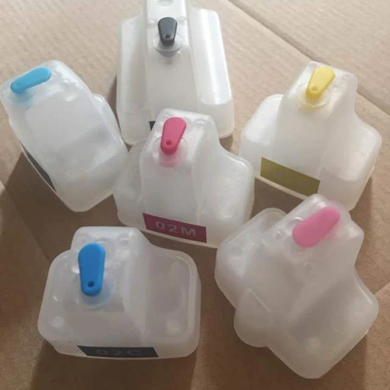 Vilaxh Refillable Ink Cartridge replacement For HP 02 Photosmart C6180 D7360 8250 3110 3210 3310