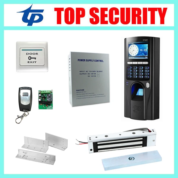 

Biometric fingerprint door access control system with RFID card reader TCP/IP USB color screen fingerprint access controller