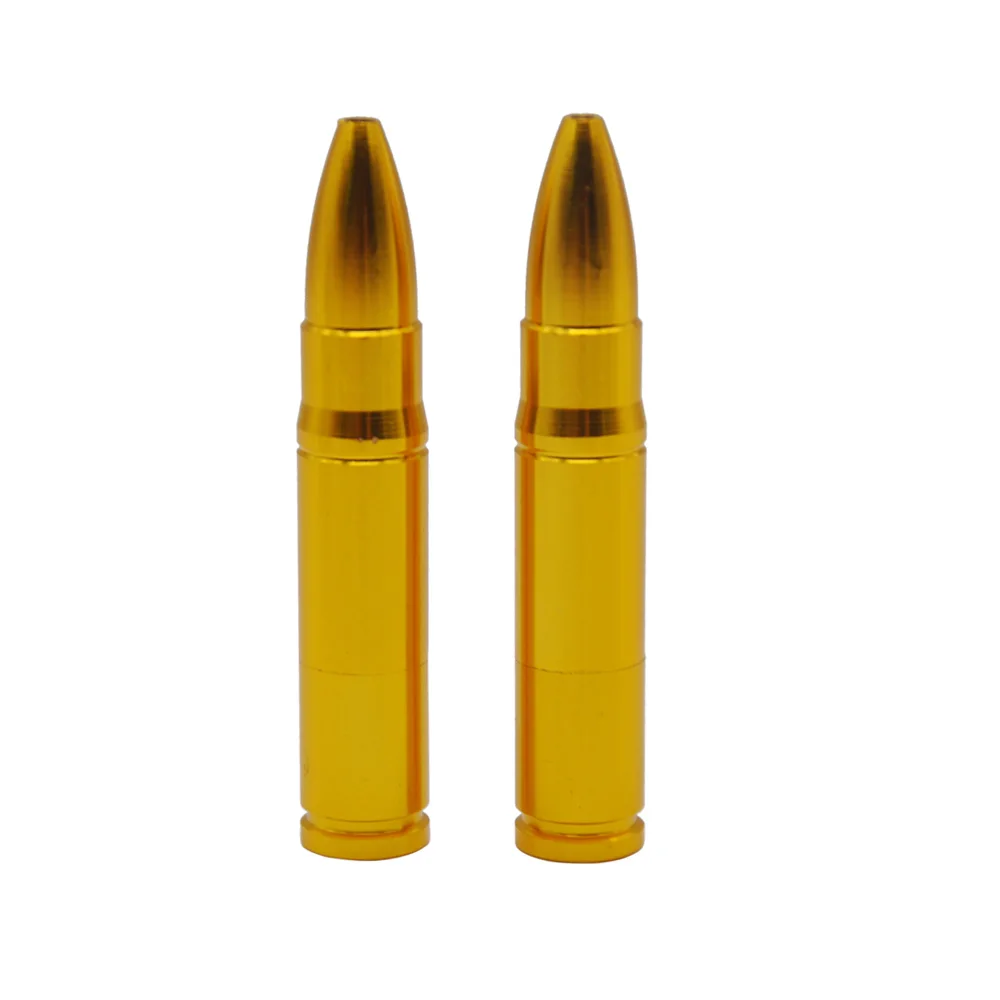 

Bullet Smoke Metal Pipe Portable Creative Disguise Smoking Pipe Herb Tobacco Pipes 80 MM Aluminum Portable Pocket Size Pipe