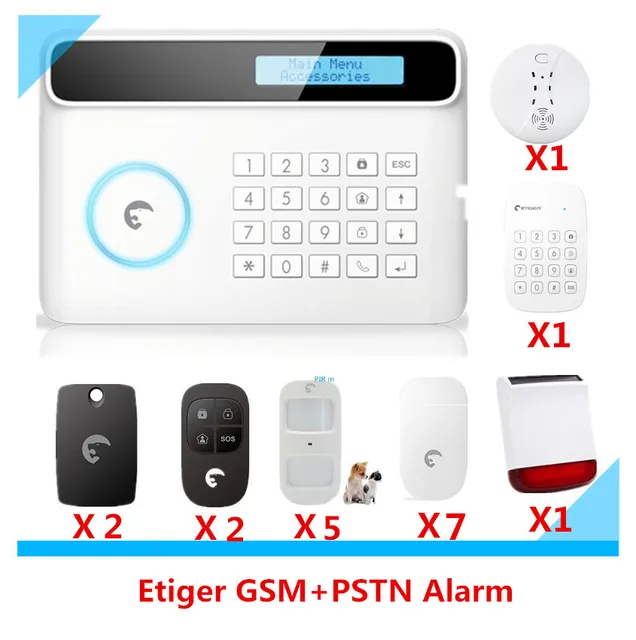 free shipping sale etiger s4 wireless gsm alarm system burglar smart
