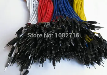 

20cm 26 AWG both ends male cord 2.54mm 1p male to male Dupont Wire Jumper Cable For Arduino DIY Board 40pcs(8pcs x 5colors)