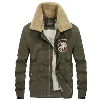 

Warm Winter Jacket Men Thick Coat Military Tactical Parka Cotton-padded Windbreaker Fleece Velvet Thermal Jacket Plus Size 4XL