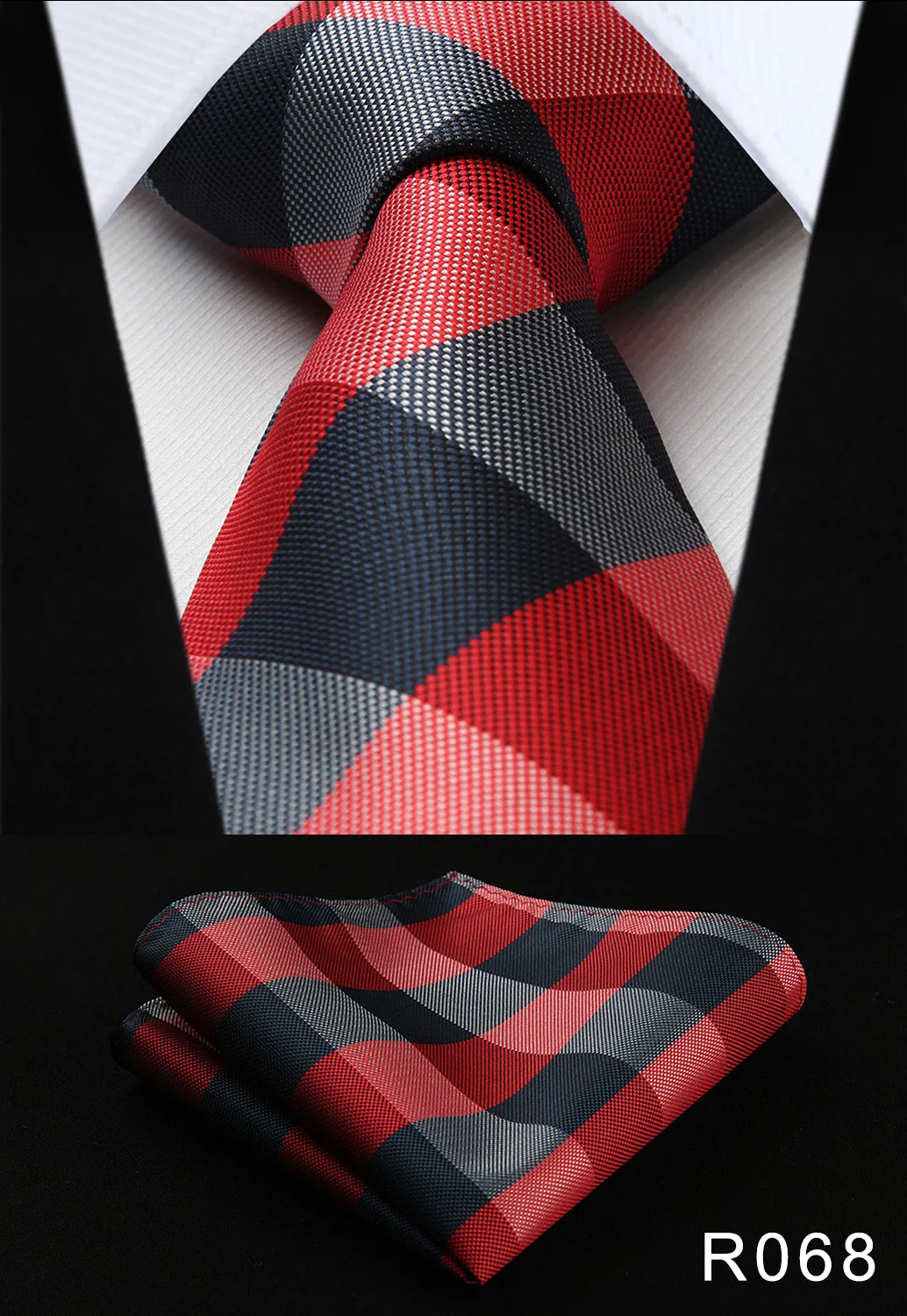 Платок классический свадьбу Мужская Мода Пейсли 3." шелк Тканые свадьба Для мужчин галстук платок Набор# RC2 - Цвет: R068
