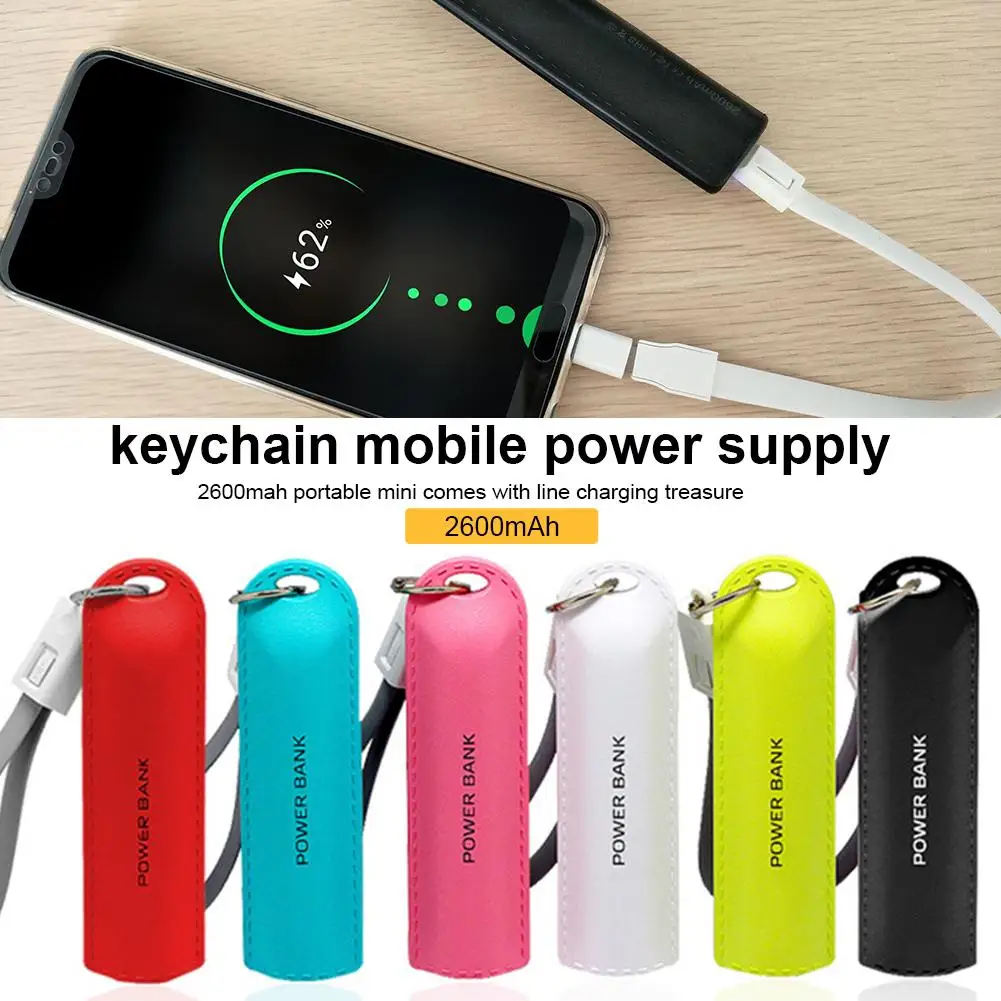 Portable External USB Power Bank Box 2600mAh 18650 Battery Box DIY USB Mobile Phone Power Bank Charger Pack Box Battery Case