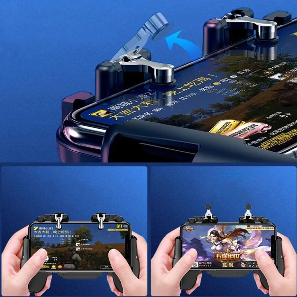 Cooler Cooling Fan Pubg Controller Gamepad Pubg Mobile Trigger L1R1 Shooter Joystick Game Pad Phone Holder