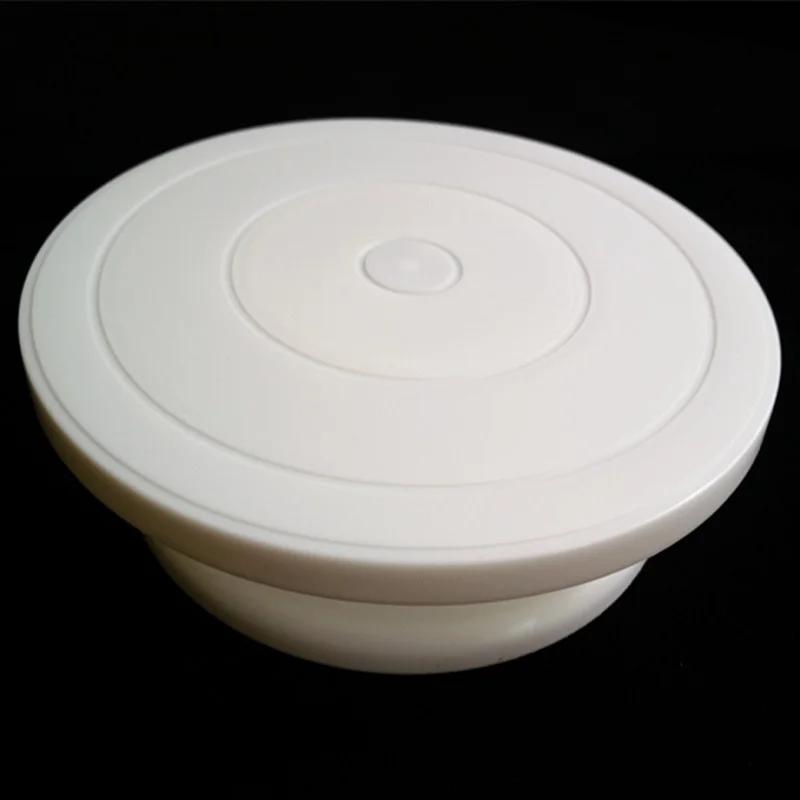 

Cake Plate Turntable Rotating Anti-skid Round Kitchen Display Stand Cake Swivel Plate Decor Stand Platfor DIY Baking Tool