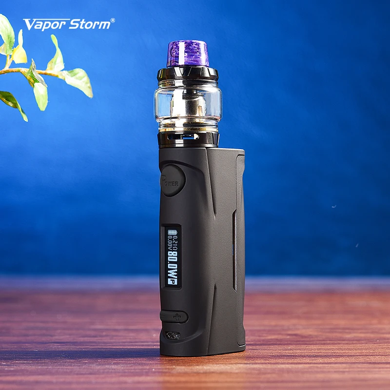 Vapor Storm Vape Kit детская Электроника Пума Hawk 80 Вт сигарета мод 0 91 дюймов светодиодный