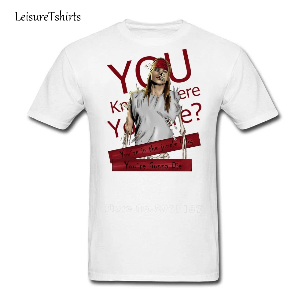 

Gun N Rose Axl Rose T Shirt Men Summer Cool Cotton Camisetas Dad New Style Plus Size Camisetas Casual Designer Loose T Shirt