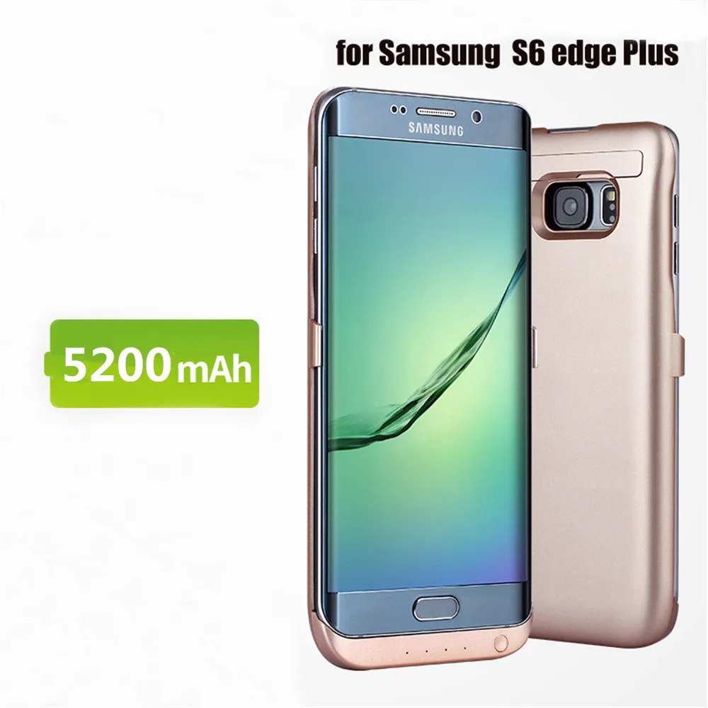 

2019 5200mAh Power Bank Charger Case For Samsung Galaxy S6 edge Plus G9280 External Battery Charger Cases