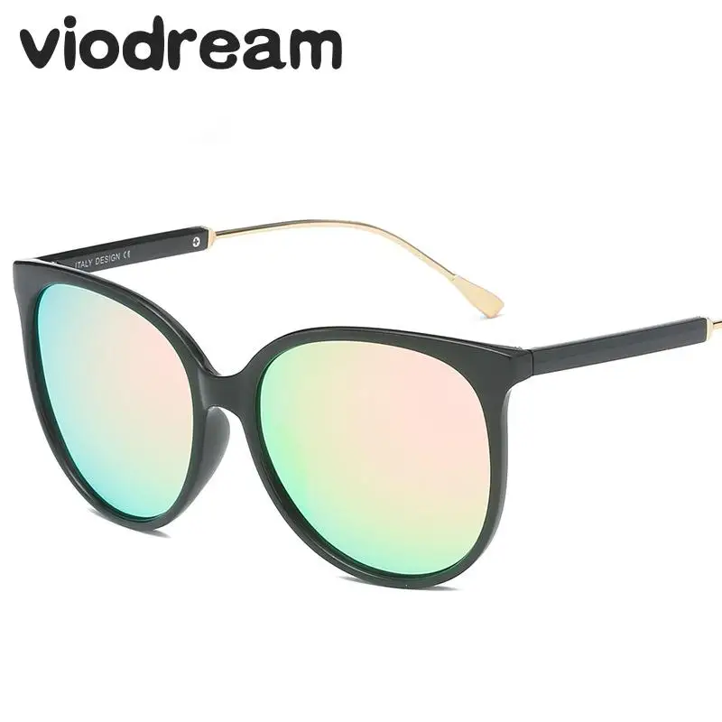 Viodream Круглые ретро цветные поляризованные мужские и женские солнцезащитные очки