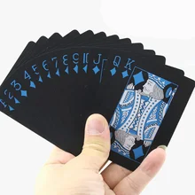 1 комплект красный/синий матовый водонепроницаемый пластиковый игральные карты для подарка/вечерние/Семейные игры Волшебный покер
