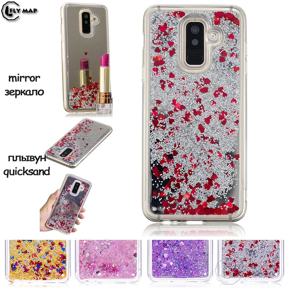 Mirror Star Case For Samsung Galaxy A6 Plus 2018 SM-A605 SM-A605FN Silicone Phone Cover Coque Capa A 6 Plus 605 A605 A605FN