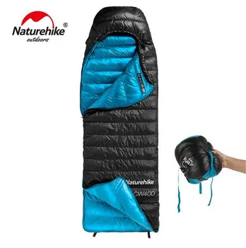 

Naturehike Envelope 90% White Goose Down Sleeping Bag Adult Camping Goose Down Outdoor Mini Sleeping Bags Winter Ultralight