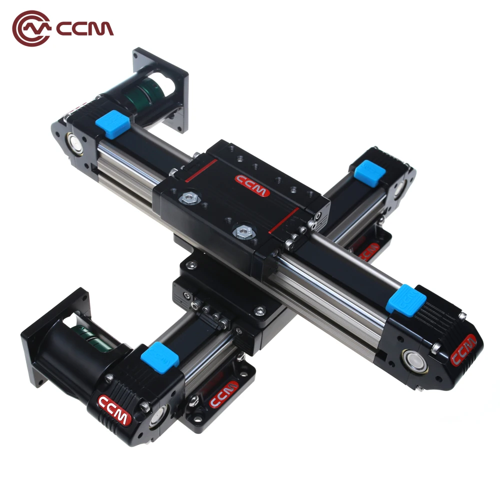 XY стол CNC 750 мм ремень управляемый линейный блок системы|Линейные направляющие| |