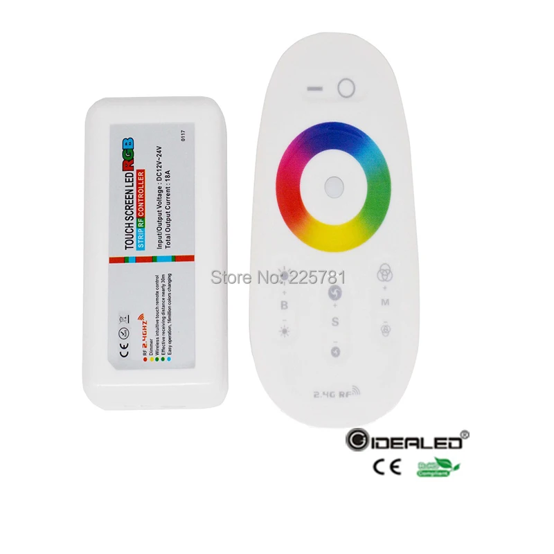 

Mini Wireless Remote RGBW Controlle 2.4G RF for 24A 576w RGB/RGBW led strip light on bus luxurious liner and hotel