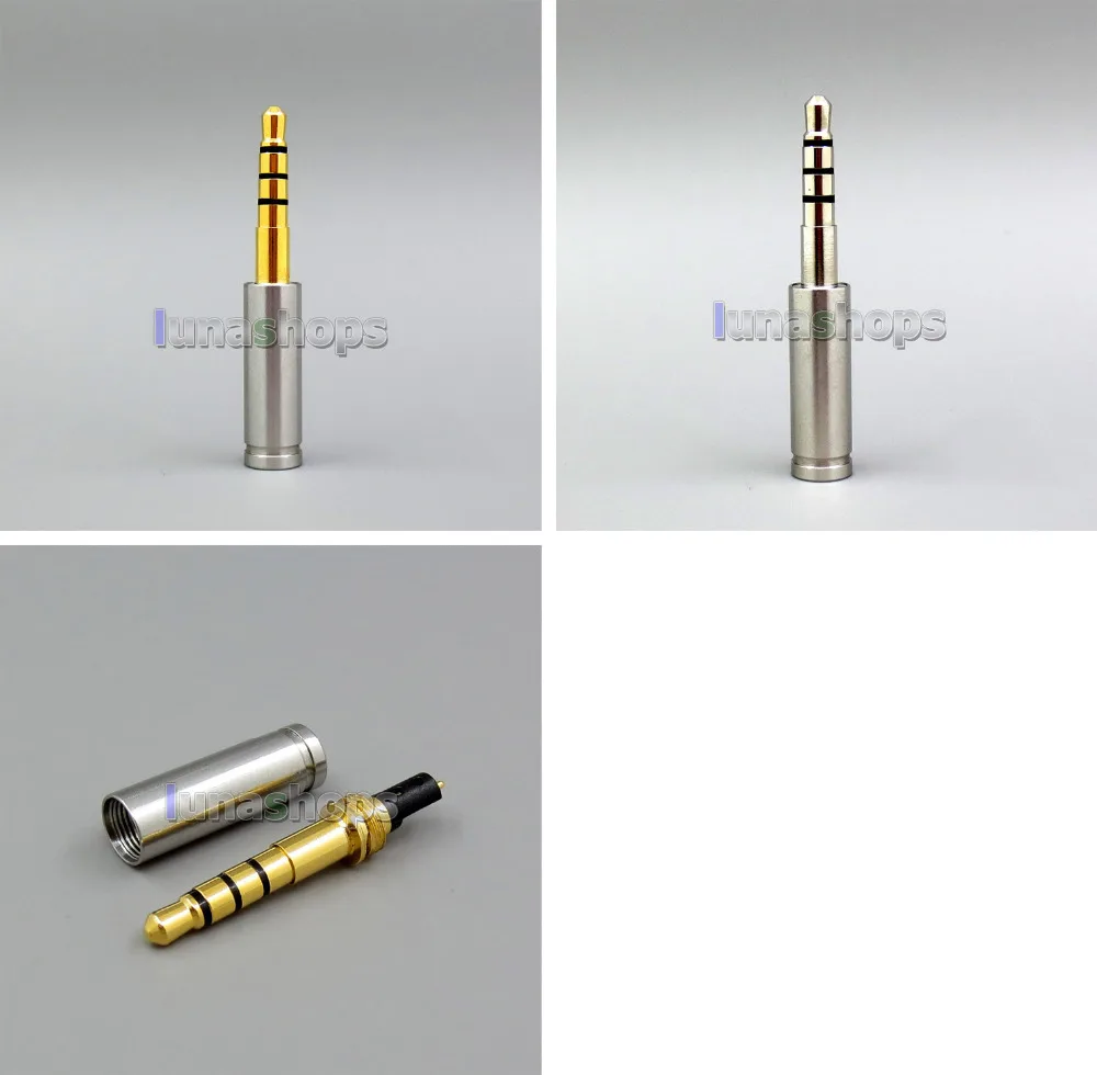

Improved Version 3.5mm 4 pole Headphone Pins Adapter For Final Audio Design Pandora Hope vi Denon AH-D600 D7100 Velodyne LN06275