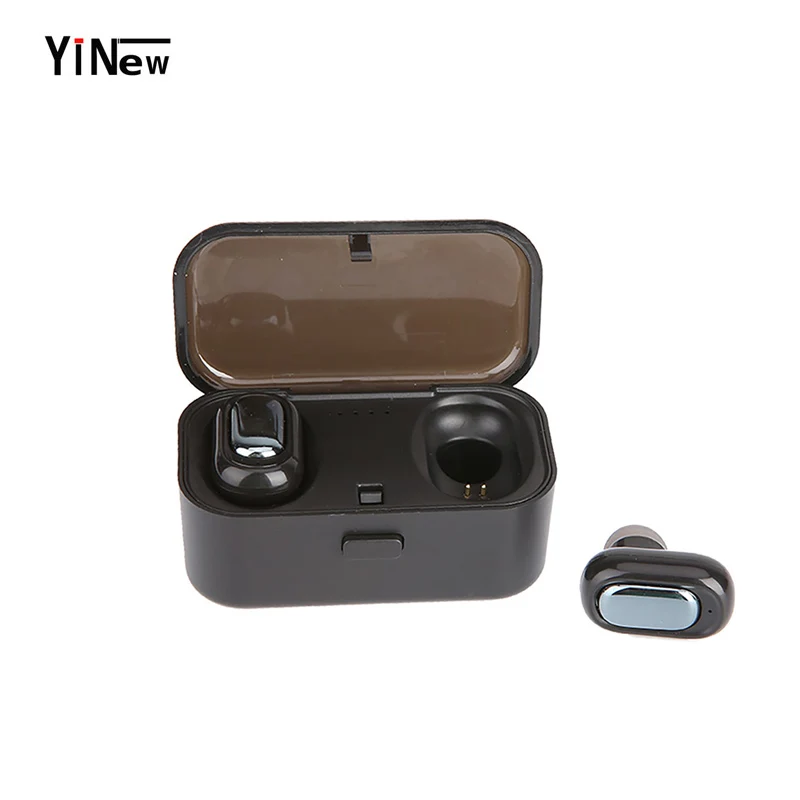 

TWS L1 Mini Dual V4.2 Wireless Earphones Bluetooth Earphones 3D Stereo Sound Earbuds with Dual Microphone and Charging Box