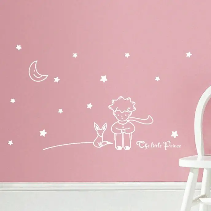 

2019 latest hot pop star moon little prince boy wall stickers home decoration wall decals