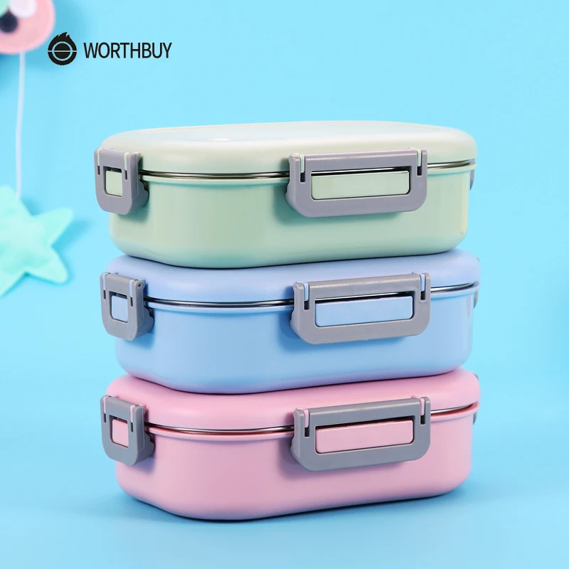 WORTHBUY Ланч бокс для микроволновки детей японский контейнер продуктов герметичные