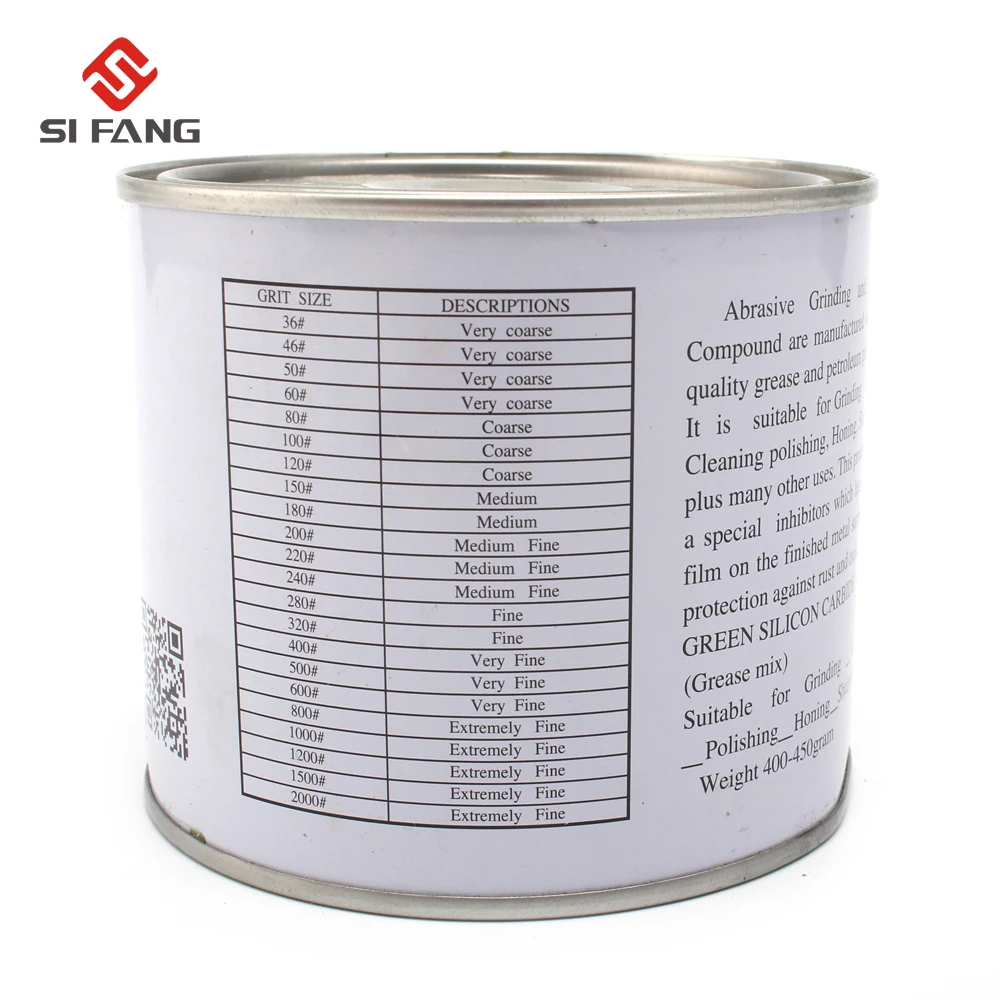 

Grit 80- 2000# Diamond Carborundum Polishing Lapping Paste Pastes Compound Abrasive Gringding Tool 445g 85mm*70mm 1 Bottle