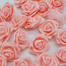 10/20 piezas 6cm PE espuma rosas flores artificiales para el hogar boda Deco novia álbum de recortes ramo de flores DIY regalos de cumpleaños suministros