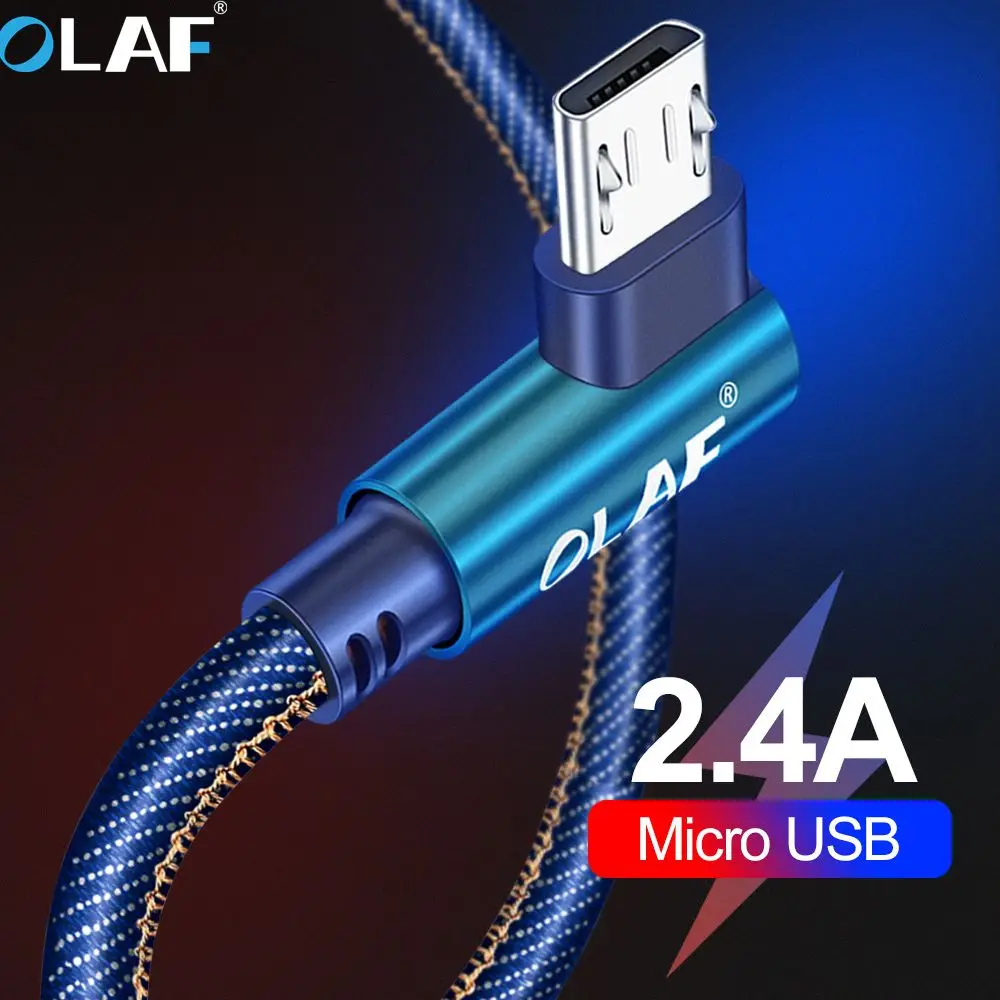 Кабель Micro USB OLAF для быстрой зарядки Samsung S7 Xiaomi Redmi 4X Note 5 4 mi A2 зарядный кабель