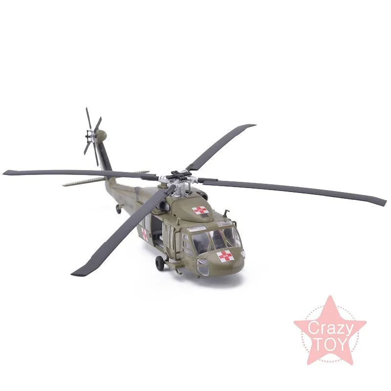 Easy Model UH60A нам медицинской моделей вертолетов 1/72 весы Готовая модель игрушка для сбора