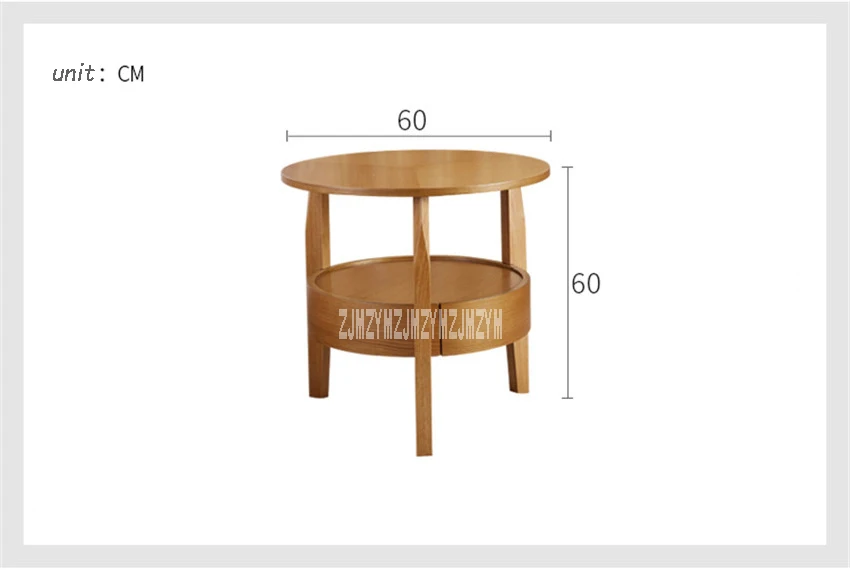 XJ-82028, маленький деревянный круглый стол, мини чайный столик, шкаф для хранения в гостинной, угловой журнальный столик, диван, столик с 1 выдвижным ящиком