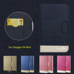 Новые горячие! Doogee x9 мини Чехол, 5 цветов Высокое качество Полный Флип Мода настроить кожа Роскошный телефон Интимные аксессуары