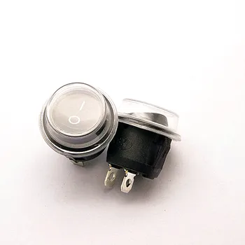 

Rocker Switch Dust Cover Waterproof Cover for 6A Switch Round Medium Cap (50PCS)