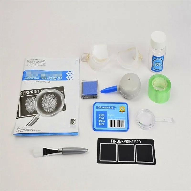 DIY Fingerprint Analysis Toy Fingerprint Identification Kit Game Creative Teaching Aid For Science Experiment (13)
