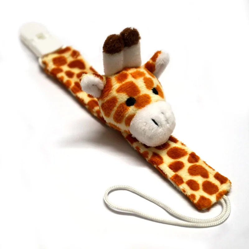 Cute Plush Baby Pacifier Holder Nipple Chain BabyTeether Chain Toy Dummy Holder Chain Pacifier Clip Pacifier Chain B0736