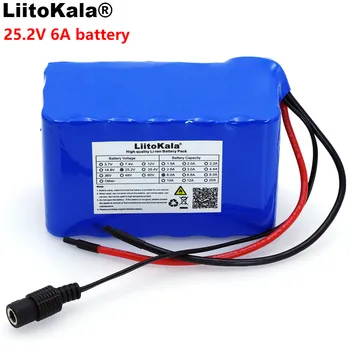 

Liitokala 24V 6Ah 6S3P 18650 Battery 6000mAh Electric Bicycle Moped /Electric/Li ion Battery Pack with 25.2 v BMS Protection