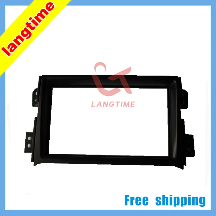 

car refitting dvd frame front bezel audio panel fascia for 08-UP SUZUKI SPLASH,Ritz,Opel Agila ,2 DIN