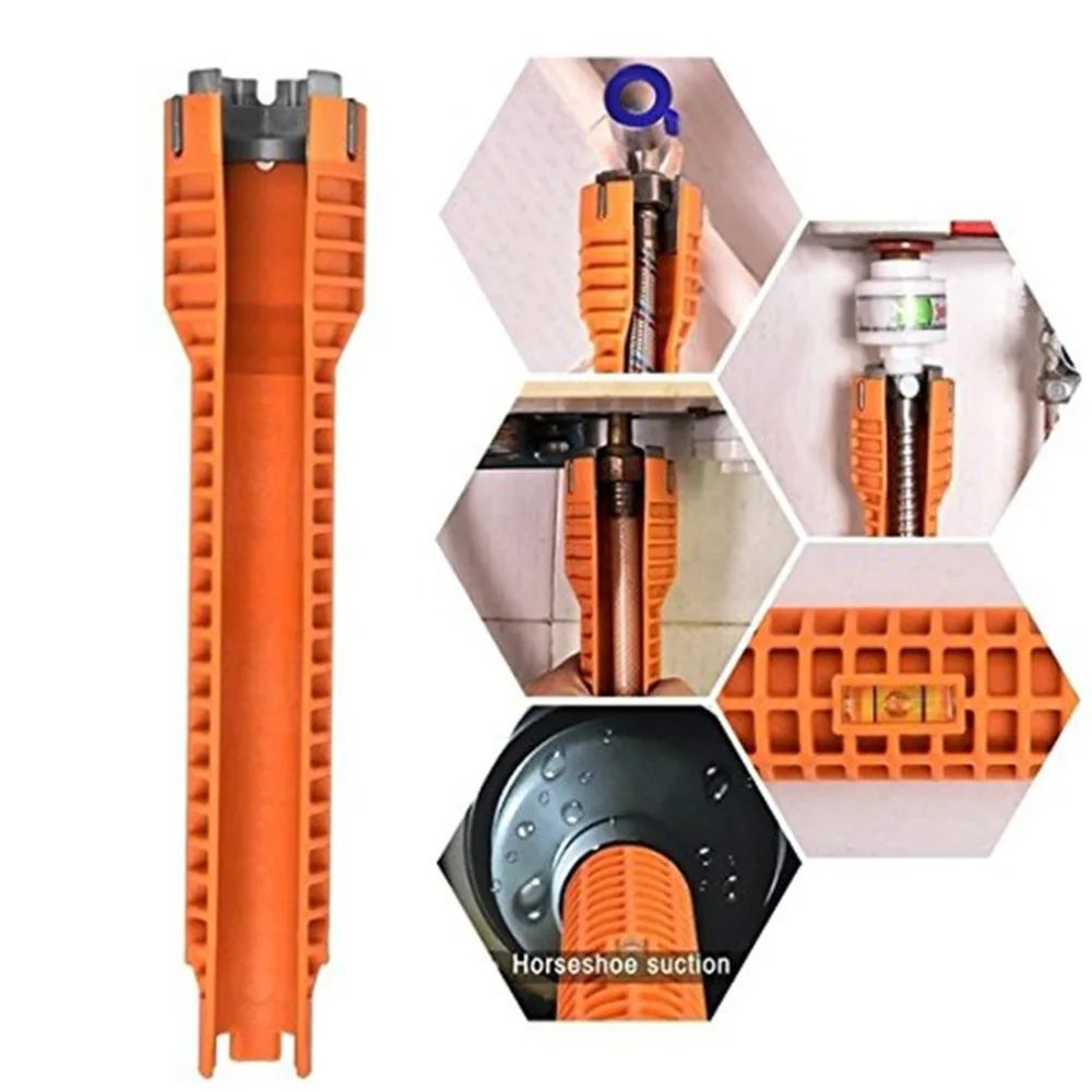 

Faucet and Sink Installer Faucet & Sink Install Tool Kitchen and Bathroom Tool Multi-function Pipe Wrench