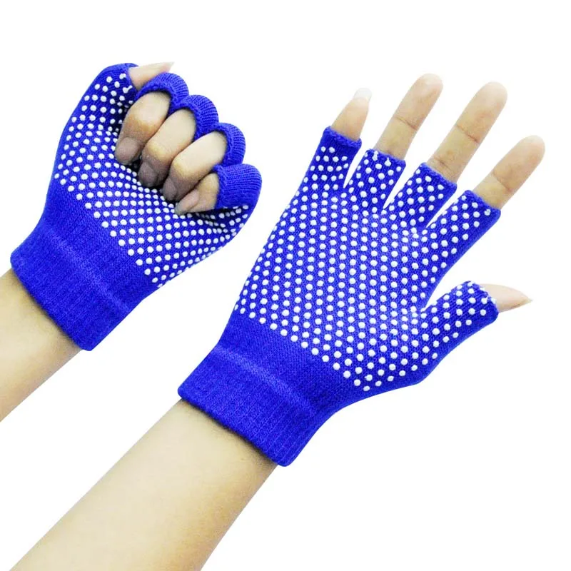 

Wool Knitted Gloves Half Finger Flap Men and Women Winter Plus Velvet Thicken Warm Gloves