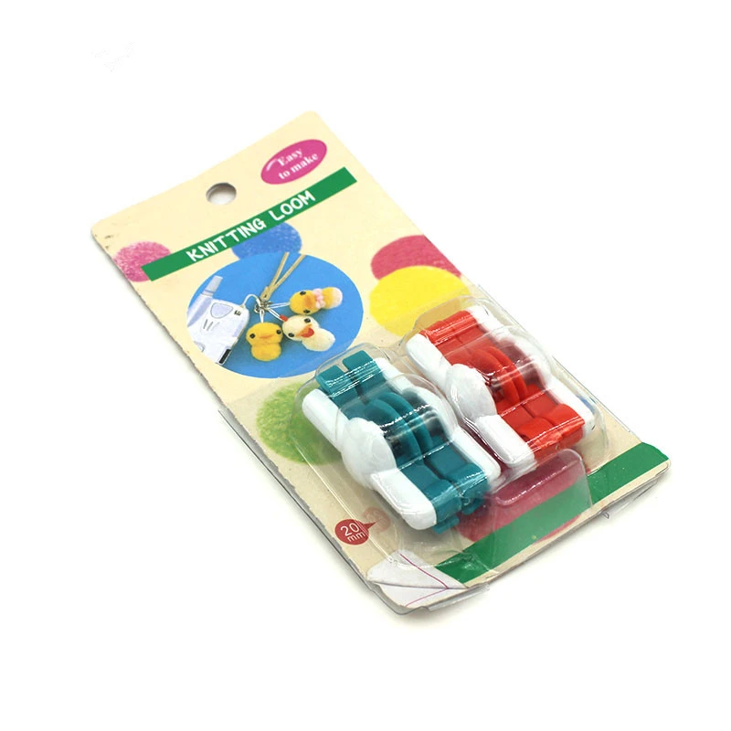 

20mm 25mm Pompom Maker Knitting Loom Wool Tool Fluff Ball Knitting Wool Bobble Weaver Needle Craft Yarn