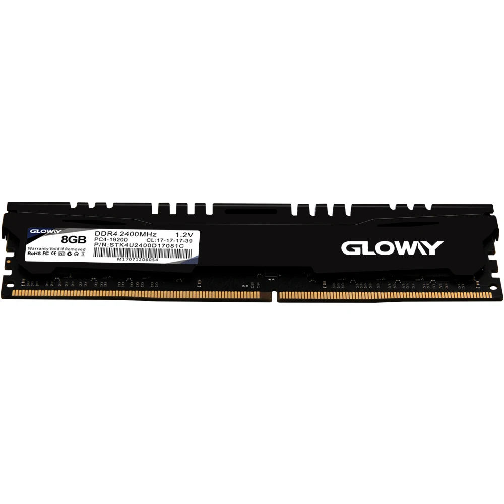 Gloway STK serires ram dimm ddr4 16 ГБ 8 ГБ 2400 МГц оперативная память для настольных ПК компьютер пожизненная Гарантия