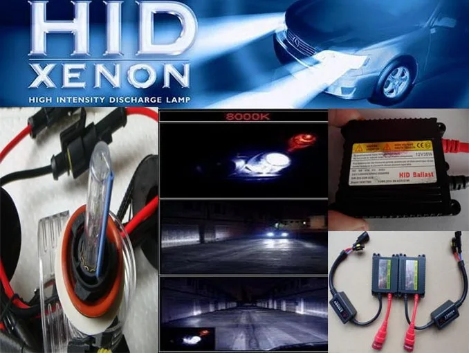 

Headlight  Auto Xenon HID Conversion Kit  12v DC voltage 35W H8 8000K HID Xenon Kit lamps bulbs  ballast  Xenon Bulb Lamp