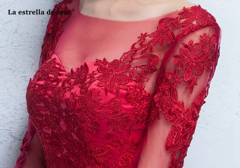 Robe demoiselle d'honneur pour femme 2021 Новый Черпак шеи кружевные Сатиновые платья Длинные