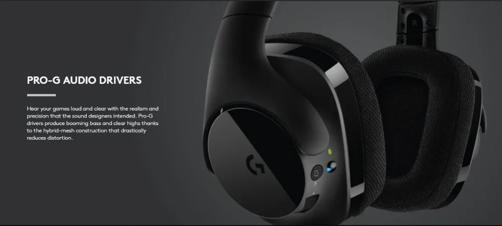 Logitech(G) G533 7.1 Wireless Surround Sound Game Earphone Microphone Computer Competition Earphone Headset Headset